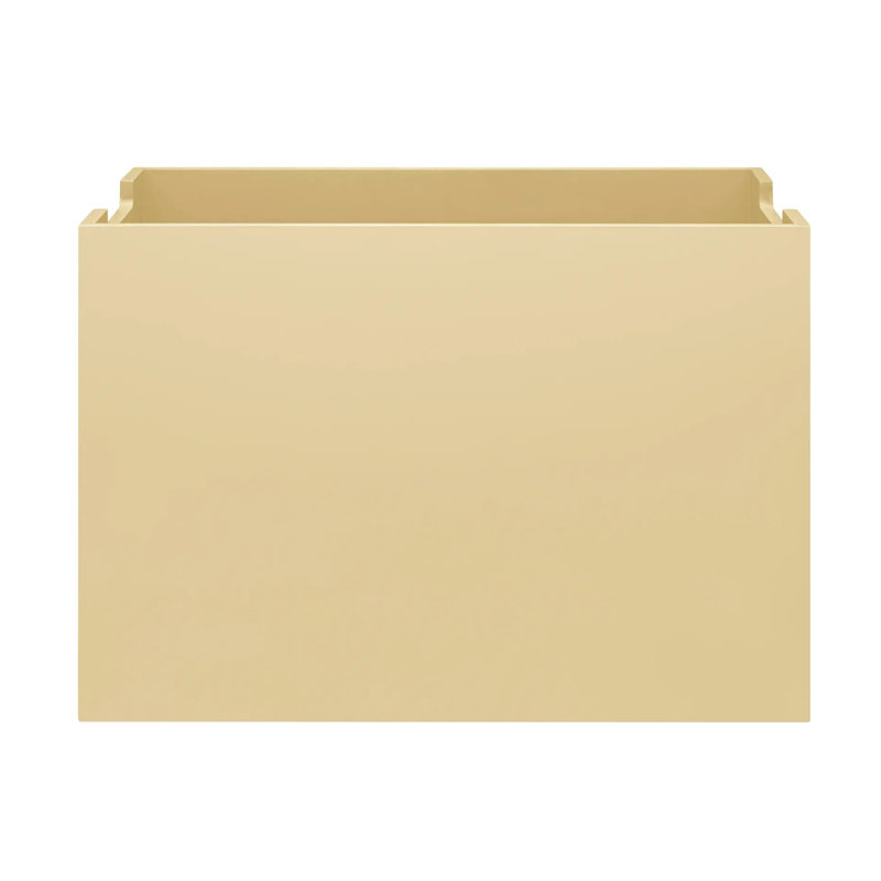 Blomus Box, Yellow, 27.5cm H x 39.2cm W x 24.8cm D