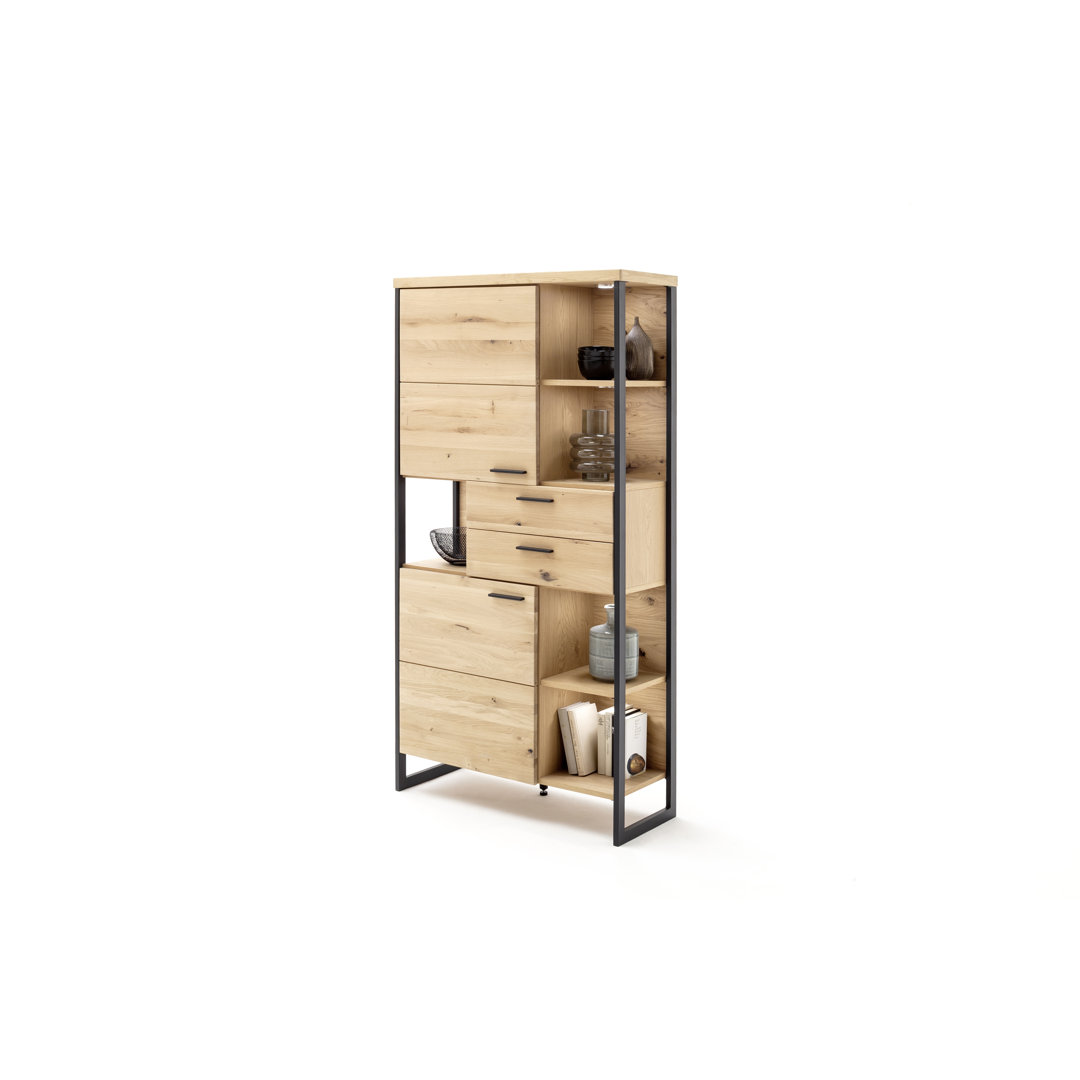 Highboard aus Massivholz 95 cm