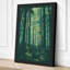 Light Through Forest Scandinavian - Wrapped Canvas-1426433162-1426433165