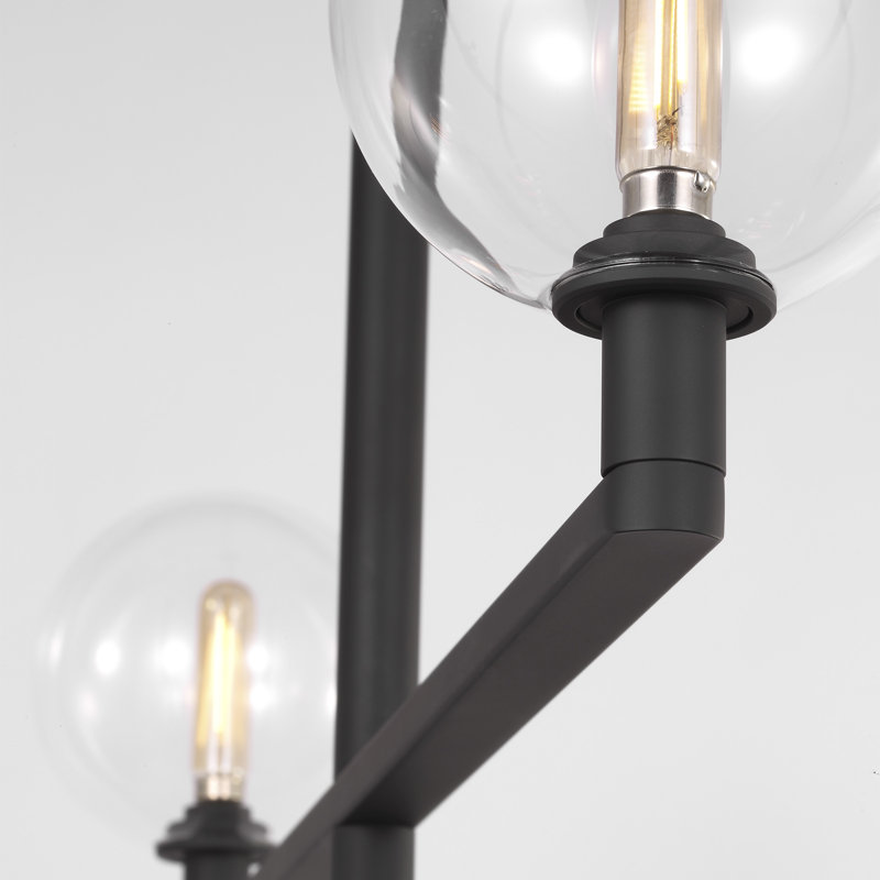 Gambit 8 - Light Chandelier, Nightshade Black, Yes