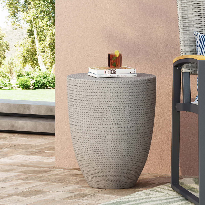 Table d'appoint Eustis, Gris