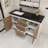 Valerieann 58.82'' Single Bathroom Vanity with Plastic Top-2084600752