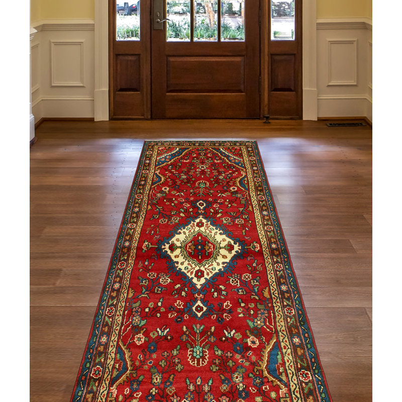 Khusbu Distressed Alev Red Runner