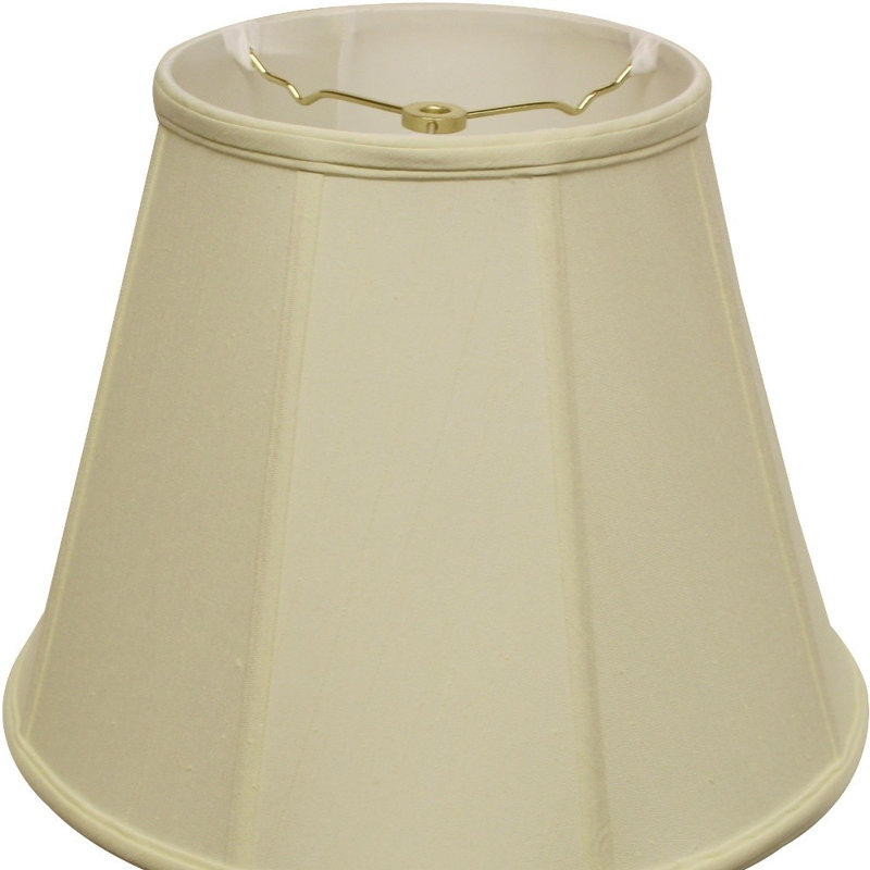 Abat-jour incliné Empire Monay Shantung, Œuf, H 14 po x l 20 po x P 20 po
