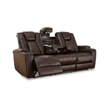 Winston Porter Chloe-Christina 82'' Faux Leather Reclining Sofa