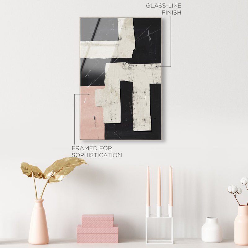 Placed Together Print by Oliver Gal, 11"H x 16"W, Silver Floater Frame