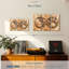 «Rustic Hemispheres Map» sur toile-617475177