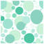 Couvre-lit matelassé à motif circulaire vert -126174991