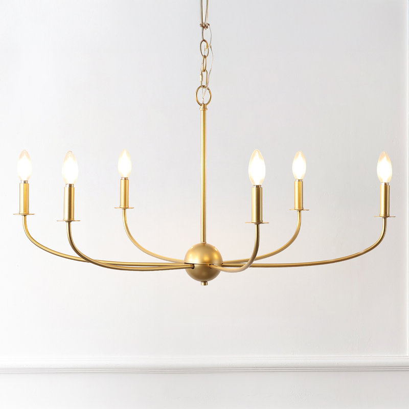 Lustre DEL 35 po Ainsley, Peint or