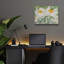 «White Peony» par Sharon Pitts, art mural en verre acrylique-1363893816