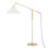 Dorset - 1 Light Floor Lamp By Mark D. Sikes - Aged Brass Frame - Cream Shade