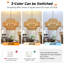 Luminaire de lustre en rotin Boho