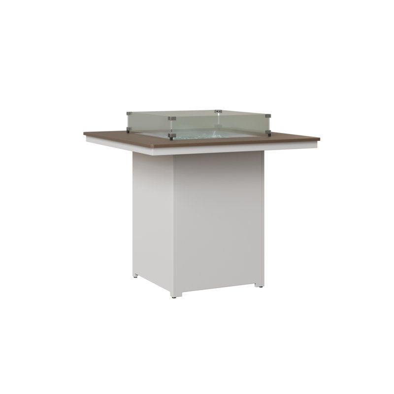 Table de bar berlinois Berlin Gardens, H 39 po x l 47 po x P 47 po, Argile