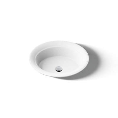 21" Oval Drop-In Bathroom Sink