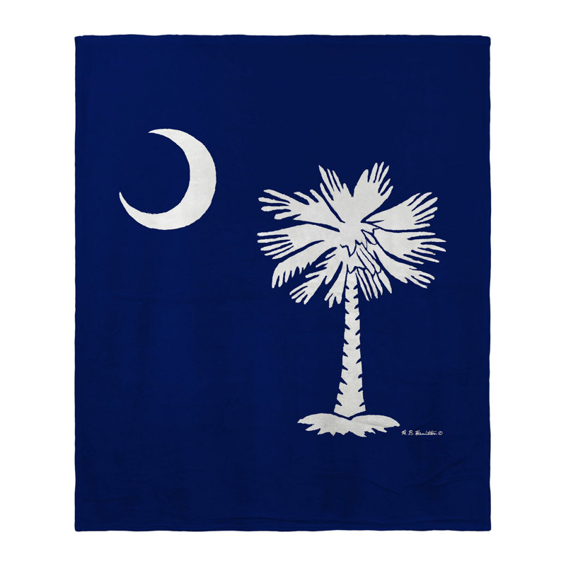 Jeté en soie Palmetto Moon