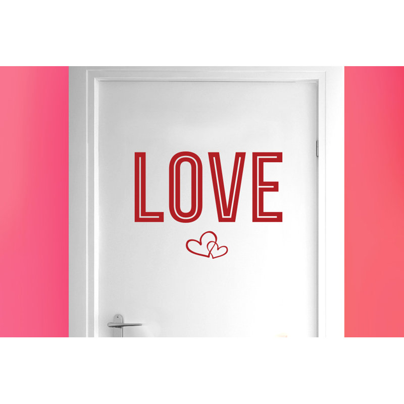 Wall Decal, Dark Red