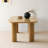 87" Oval Solid Oak Wood Pedestal Dining Table with Sculptural Pillar Legs