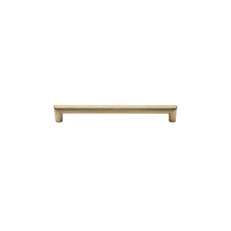 Flute Cabinet Pull, Silicon Bronze Brushed, 10"