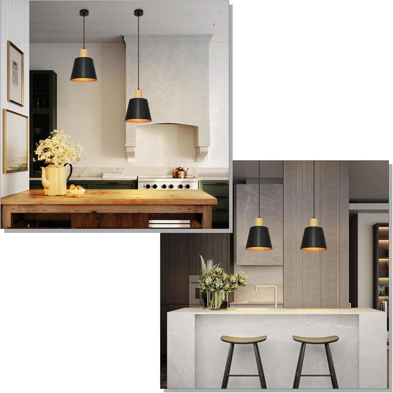 1 - Light Bowl Pendant, Matte Black, Black
