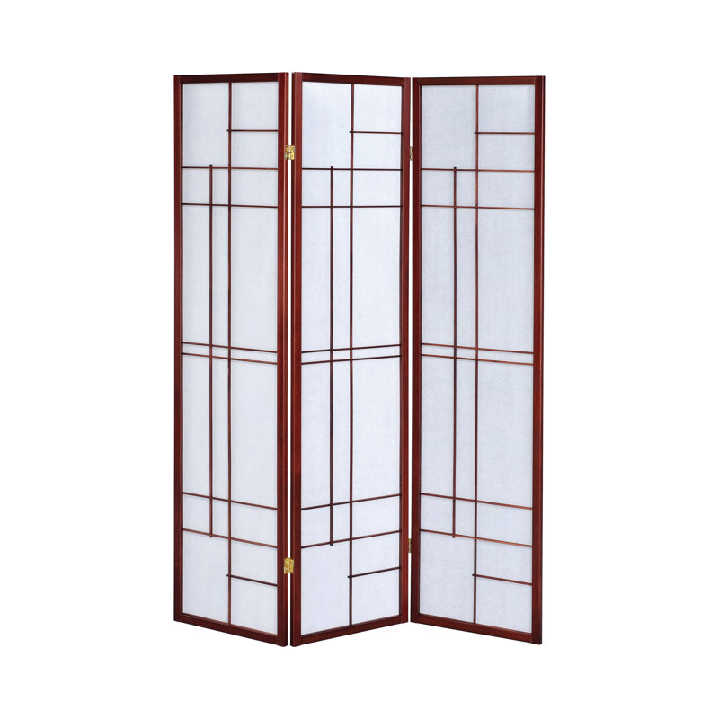Sikeston 52'' W x 70.25'' H 3 - Panel Folding Room Divider