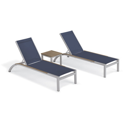 Argento And Travira Outdoor Chaise Lounge