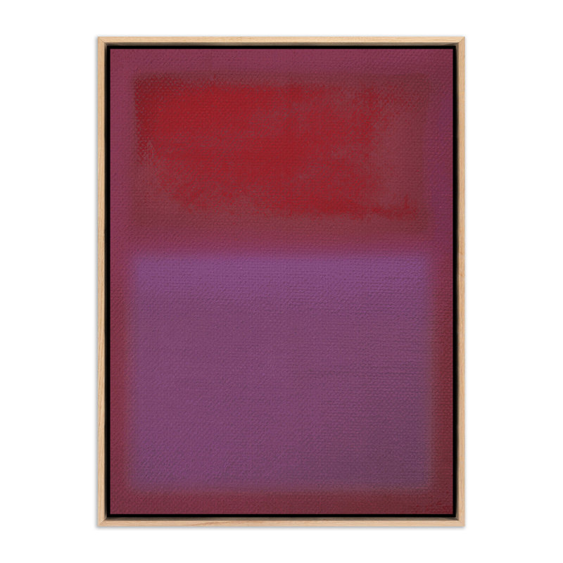 Composition Deep Painting by Charles Stuart, Light Brown, 40" H x 30" W x 2" D, Violet