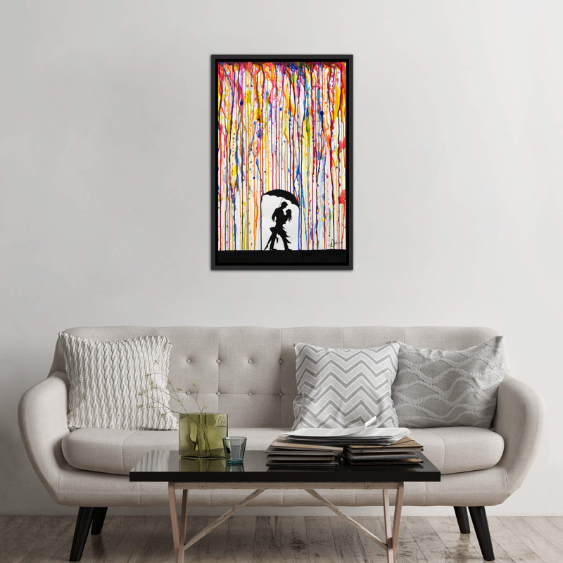 Tempest par Marc Allante - reproduction, H 60 po x l 40po x P 1,5 po, Toile encadrée noire