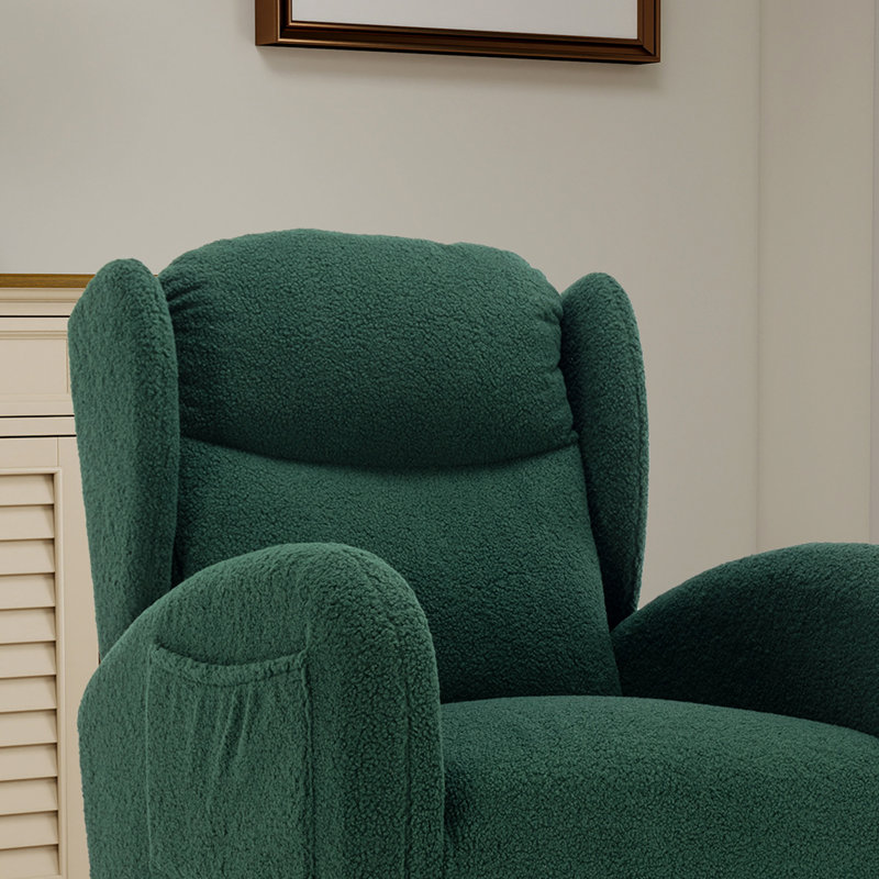 Fauteuil à bascule Teddy, Vert