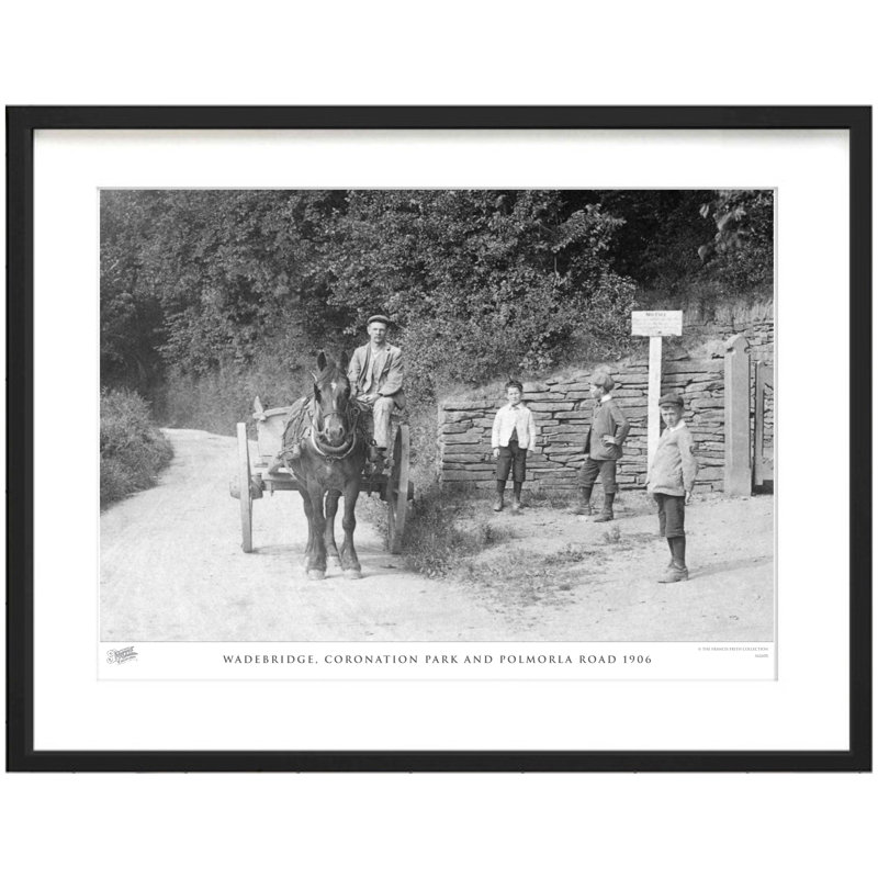 Wadebridge, Coronation Park And Polmorla Road 1906 by Francis Frith - Single Picture Frame Print, 45cm H x 60cm W x 2.3cm D