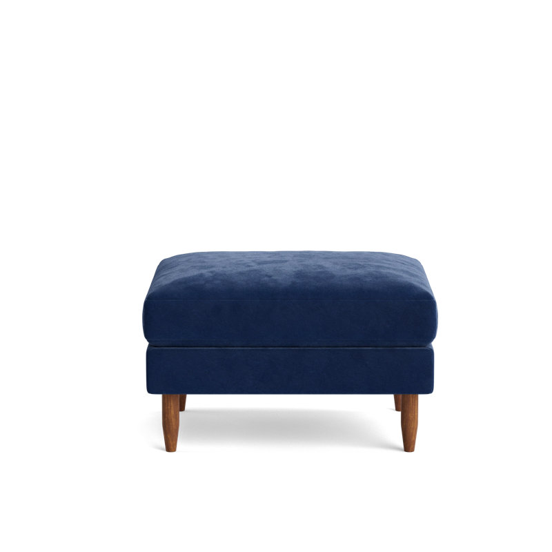 Skinny Fat Ottoman, Performance Velvet - Uniform