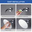 Pomme de douche large et large pour la salle de bain avec jet de pluie pivotant à haute pression de 1,8 gal / min-104597189