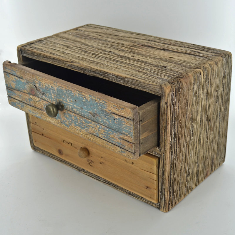 Ezekiel Wood Desk Organiser