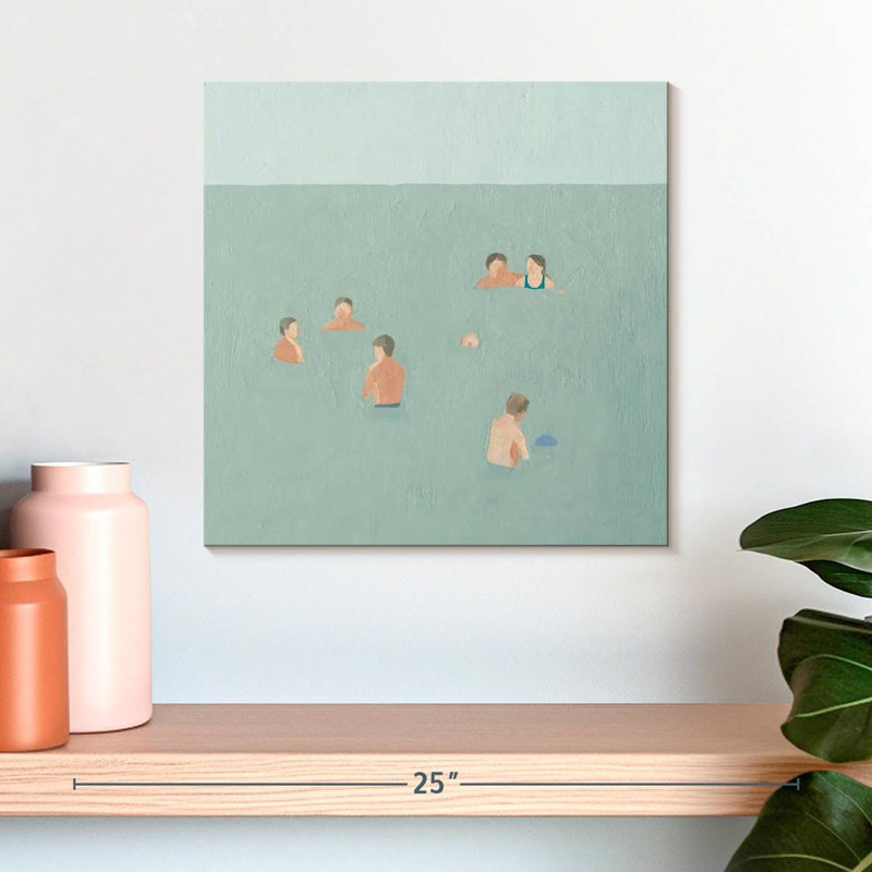 Senne The Swimmers II, 16" H x 16" W