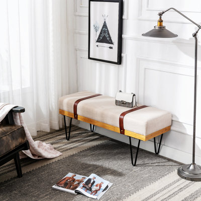 Banc en simili-cuir