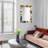 Rock Star I Rectangular Beveled Mirror on Free Floating Printed Tempered Art Glass-1643914234
