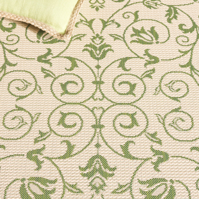 Tapis d'intérieur / extérieur à motif floral Galena Performance, Rectangle 8 pi x 11 pi