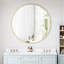 Miroir mural moderne, miroir circulaire encadré en métal de 42 pouces-1628715377-1628715376