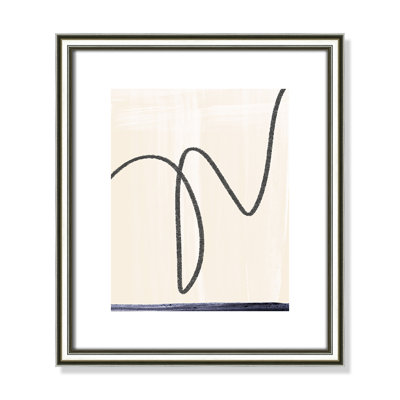 'Departured I' - Picture Frame Painting Print on Paper