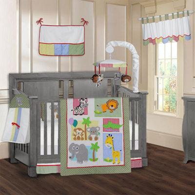 9 - Piece Organic Crib Bedding Set