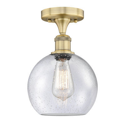 Daris Glass Semi Flush Mount