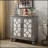 Weathered Grey 2-Door Console Table