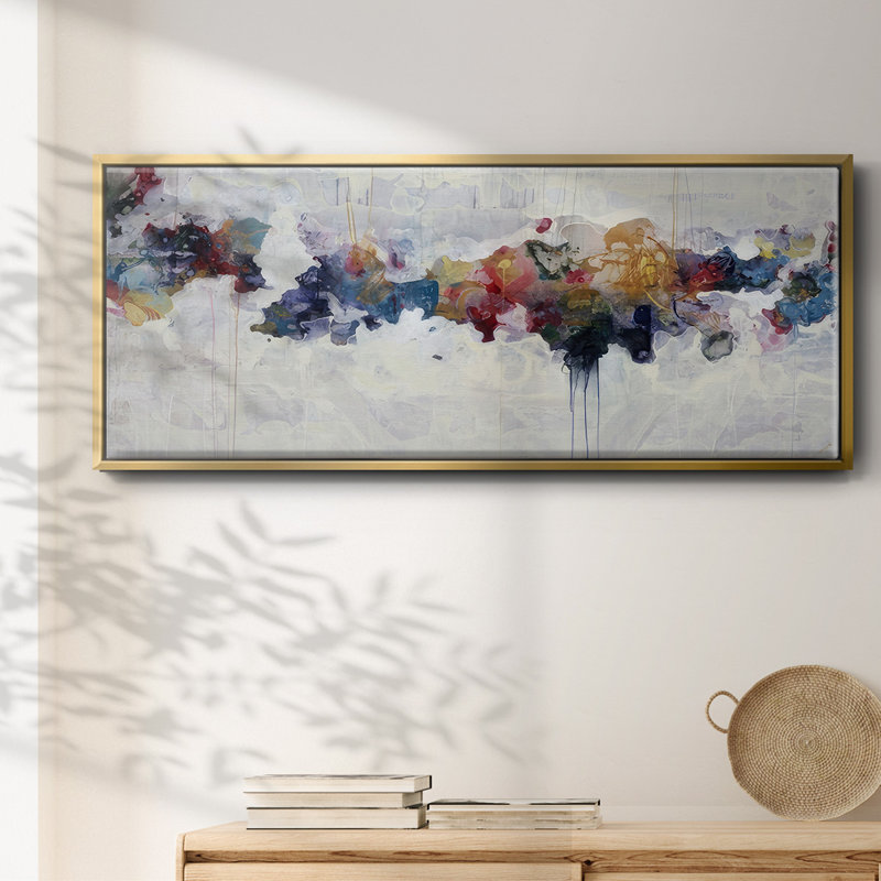 Odd Water - Framed Canvas, 24" H x 60" W