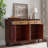American Vintage Shoe Cabinet Side Cabinet 21 Pair Shoe Storage Cabinet-100683208