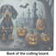 Grande planche à découper Dachshund Spooky