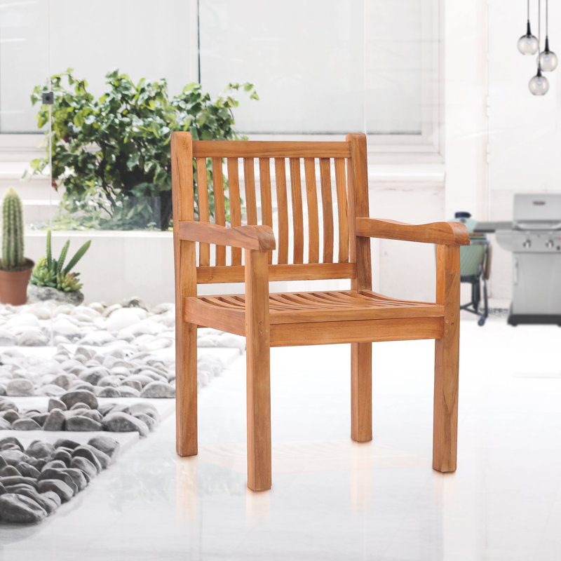 Fauteuil de patio en teck Catriona