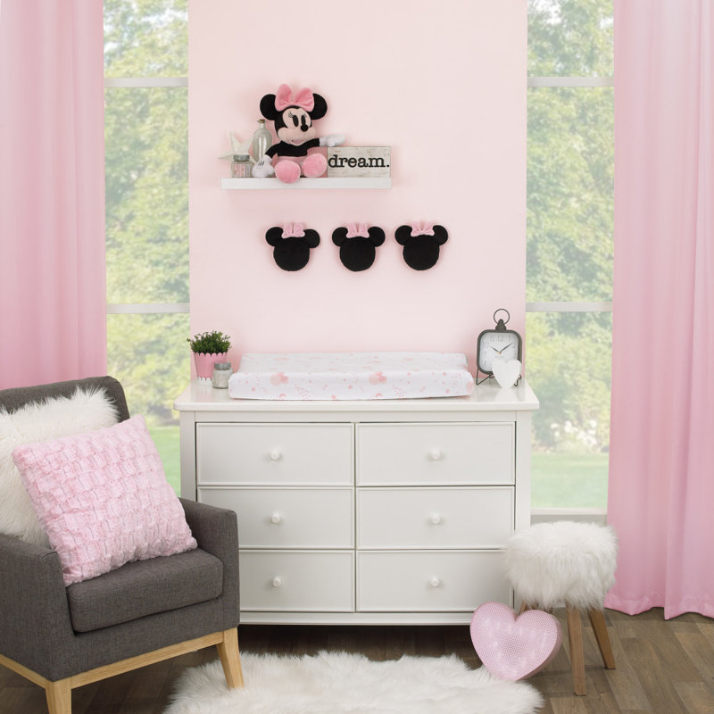 Décoration murale 3D en peluche Nojo Minnie Mouse