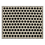 Dots a Lots Rug - Black/Ivory