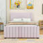  Lit plateforme en velours avec lit gigogne Cohan-106915727-130702125