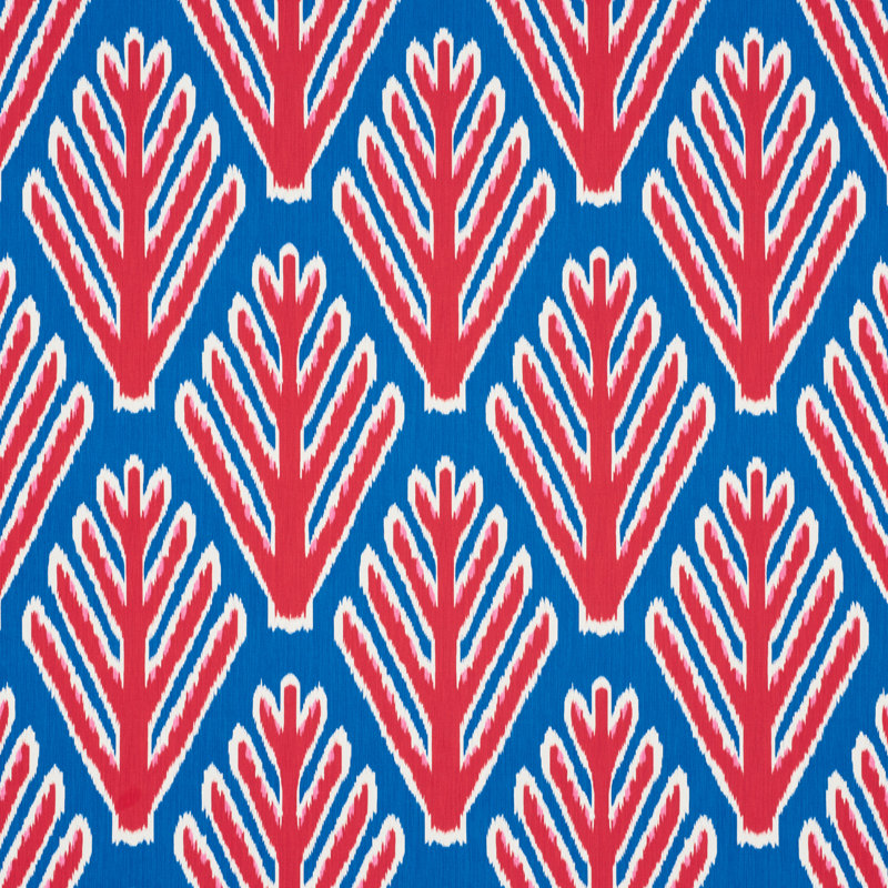Tissu arbre Schumacher x Johnson Hartig Bodhi, Bleu/rouge