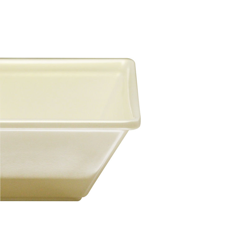 Passion 8 Oz. Square Melamine Cereal Bowl, Tan